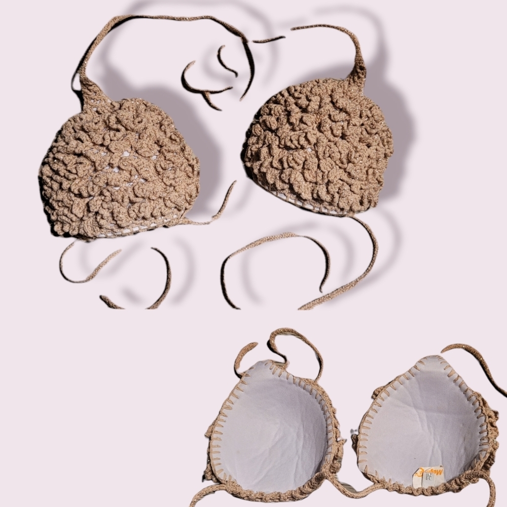 ✨️3/$30✨️Crochet Hand Crafter Bikini Top